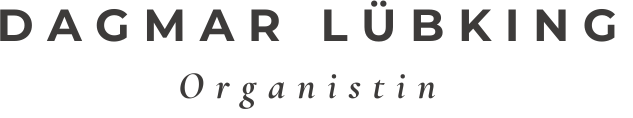 Dagmar Lübking, Organistin und Cembalistin logo